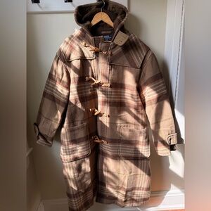 Ralph Lauren Brown Plaid Coat